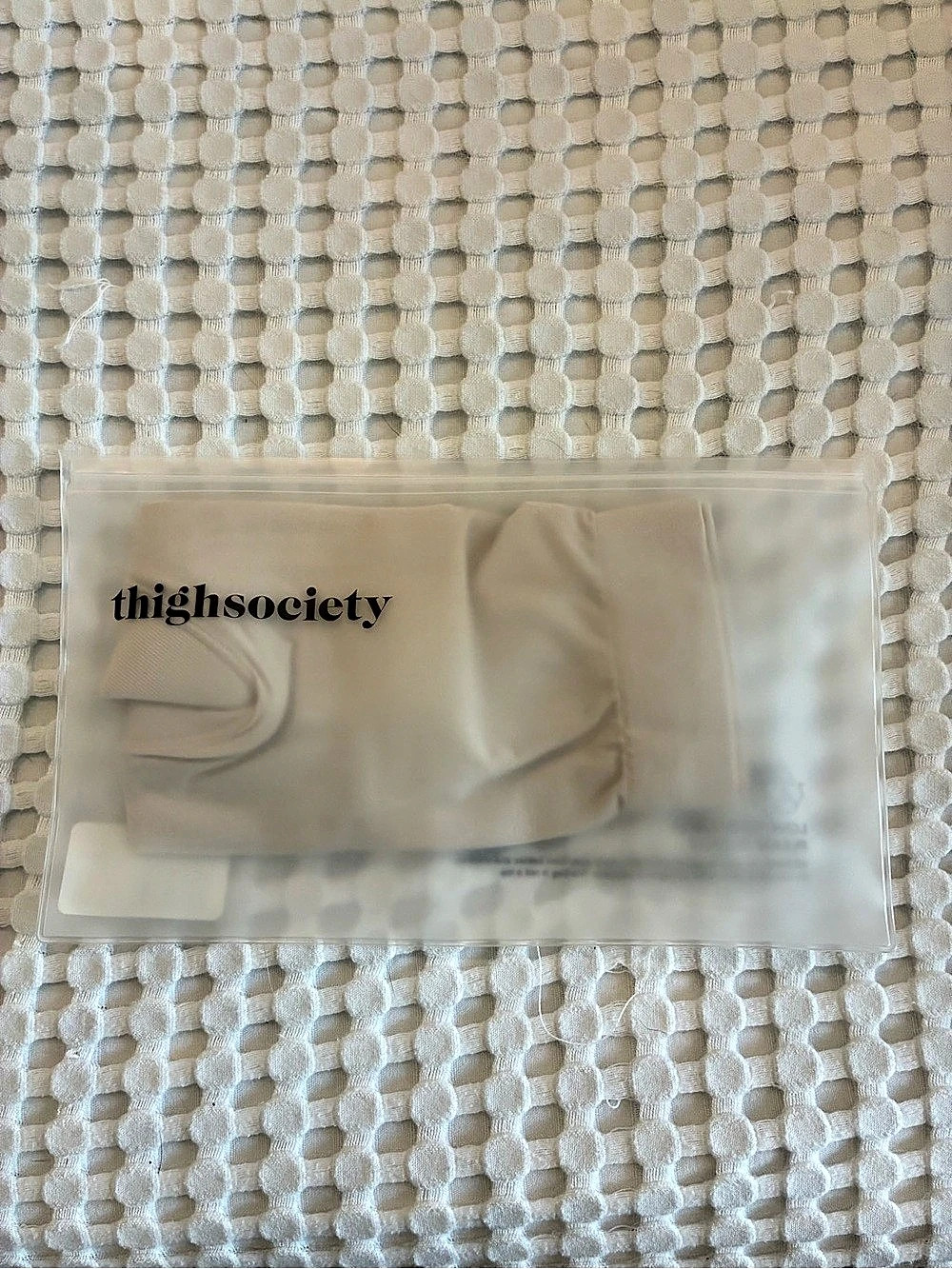thighsociety Cooling Shorts in shade bone.  NWT. Size XS/S